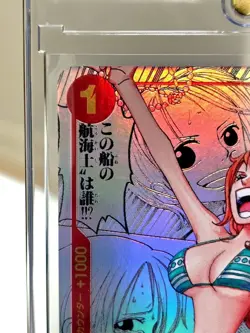 ONE PIECE Card Game Nami OP01-016 Manga Alt Art Parallel The Best Japanese Rare - Image 2