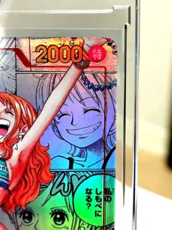 ONE PIECE Card Game Nami OP01-016 Manga Alt Art Parallel The Best Japanese Rare - Image 3