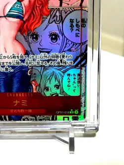 ONE PIECE Card Game Nami OP01-016 Manga Alt Art Parallel The Best Japanese Rare - Image 5