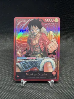 Monkey.D.Luffy ST01-001 Starter Deck 1: Straw Hat Crew Foil Pre Errata - Image 1