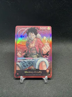 Monkey.D.Luffy ST01-001 Starter Deck 1: Straw Hat Crew Foil Pre Errata - Image 2