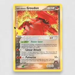 Team Magma's Groudon 9/95 Celebrations: Classic Collection Holo Pokemon TCG NM - Image 1