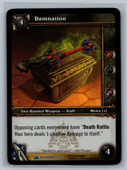 World Of Warcraft TCG Damnation #32/40 Foil CCG WOW Naxxramas - Image 1