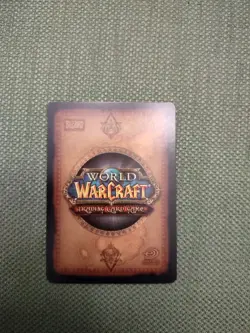 WoW World of Warcraft TCG Loot Card - The Red Bearon - Unused/Unscratched - Image 2