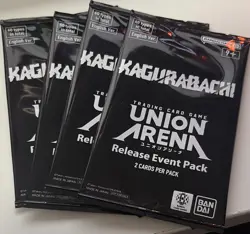 Bandai Union Arena Release Event Pack Kagurabachi English (x4 packs) - Image 1