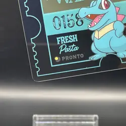 Totodile Pokemon × PRONTO CAFE PROMO Clear Card Japan 2025 - Image 5