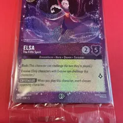 Disney Lorcana Elsa The Fifth Spirit 6/P3 [Glitter Foil] Sealed Promo Card - Image 3