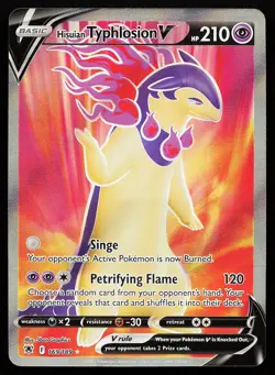 Hisuian Typhlosion V 169/189 Ultra Rare Astral Radiance Pokemon Card - Image 1