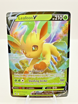 Pokemon Card Leafeon V 013/159 Ultra Rare Crown Zenith Near Mint - Image 1