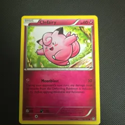 Clefairy 70/111 Pokemon card XY Furious Fists COMMON LP - Image 1