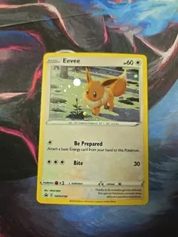 Eevee SWSH190 Sword & Shield Promo 2022 Promo Holo Rare Pokemon TCG Card - NM - Image 1