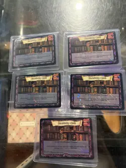 2001 Harry Potter TCG Invisibility Cloak Wizards of the Coast Movie card lot - Image 1