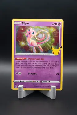 Mew 011/025 Celebrations: 25th Anniversary Collection Holo Rare Card NM - Image 1