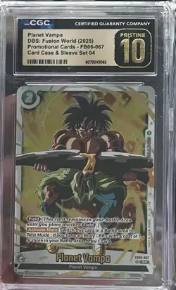 Planet Vampa - Fusion World Promotion Cards and Packs (DBSFW_PR) CGC PRISTINE 10 - Image 1