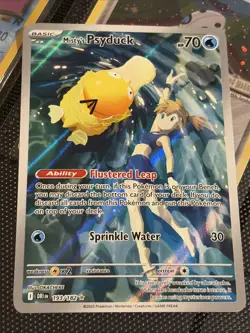 POKEMON Card TCG MISTY'S PSYDUCK HOLO ILLUSTRATION RARE 193/182 Near Mint - Image 1