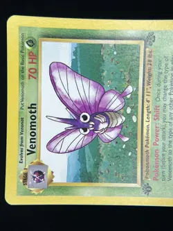 1999 TCG Pokemon Jungle #29 Venomoth Non Holo Unlimited LP - Image 2