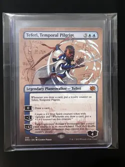 MTG Teferi, Temporal Pilgrim (Borderless) The Brothers' War Regular #293 - Image 1