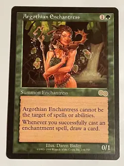 Argothian Enchantress Urza's Saga Regular NM/LP MTG - Image 1