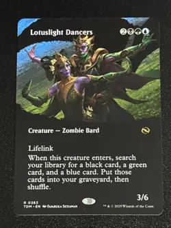 MTG Tarkir: Dragonstorm Lotuslight Dancers Borderless 0363 NM Rare - Image 1