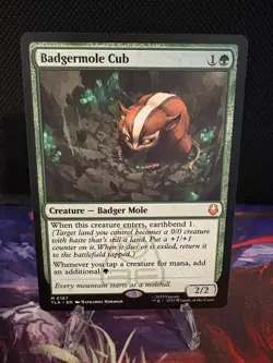 Badgermole Cub - Mythic Rare - MTG Magic Avatar The Last Airbender NM Pack Fresh - Image 1