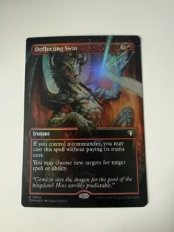MTG Deflecting SWAT Borderless Foil Near Mint Condition Commander Masters (698) - Image 1