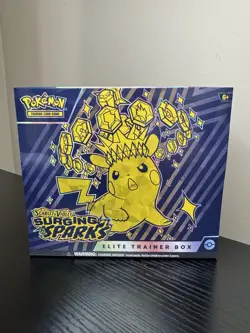 Pokemon Surging Sparks ETB Elite Trainer Box Factory Sealed - Image 1