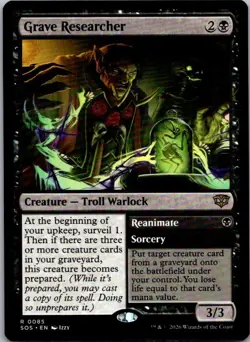 Grave Researcher R Secrets of Strixhaven 85 NM - Image 1