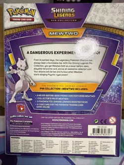 🤯Pokemon Shining Legends Mewtwo Pikachu Pin Collection New Sealed Box🔥🕺 - Image 2