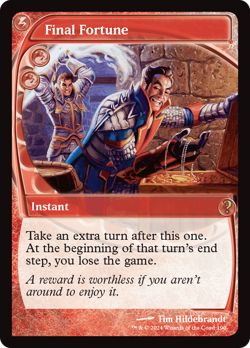 Final Fortune (FOIL) x1 - MTG Mystery Booster 2 MB2 #190 - Image 1