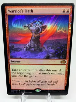 Warrior's Oath Double Masters 2022 Foil MTG NM 130 / 331 - Image 1