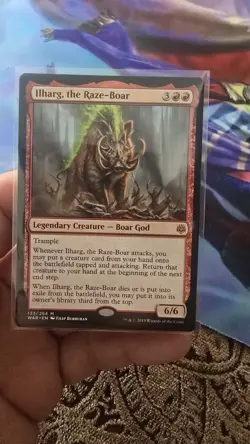 Wizards of the Coast Ilharg, the Raze-Boar Mythic Red WAR 133/264 Regular - Image 1