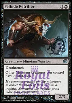 Felhide Petrifier 2x FOIL JOU MTG Journey Into Nyx Uncommon MINT black - Image 1
