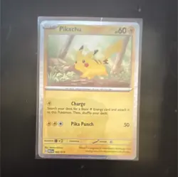 McDonald's Pikachu 002/015 McDonald's 2024 English Holo Promo Basic 60HP Kimura - Image 1
