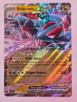 Salamence ex 114/159 Double Rare Journey Together Pokemon Holo Near Mint - Image 1