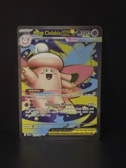 Mega Clefable ex 103/088 Ultra Rare Perfect Order Pokemon Near Mint - Image 1