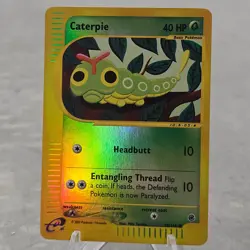 Caterpie 96/165 Expedition Reverse Holo Vintage WOTC 2002 Pokemon - Image 1