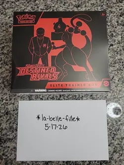Pokemon TCG Scarlet & Violet Destined Rivals Elite Trainer Box ETB New Sealed - Image 1