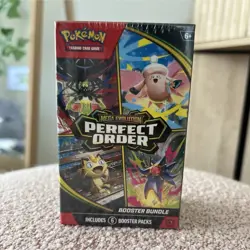 Pokemon Mega Evolution Perfect Order Booster Bundle Box (6 Packs) - New & Sealed - Image 1