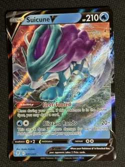 Evolving Skies Suicune V 031/203 Holo Rare V Pokemon NM/M - Image 1
