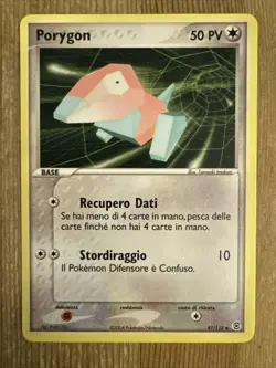 Porygon 47/112 Pokemon - EX FireRed & LeafGreen - NM ITALIAN - Image 1