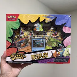 Pokemon Ascended Heroes First Partners Deluxe Pin Collection Box Tepig Totodile… - Image 1