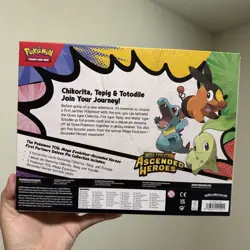 Pokemon Ascended Heroes First Partners Deluxe Pin Collection Box Tepig Totodile… - Image 2