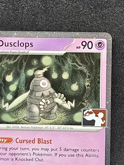 2025 Pokemon TCG Stamped Prize Pack Series 7 Dusclops 019/064 Near Mint Holo - Image 3