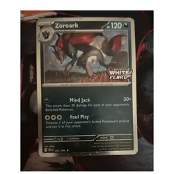 The Pokemon Company Zoroark Scarlet & Violet White Flare Rare 062/086 120 HP - Image 1