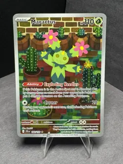 Pokemon TCG Maractus 160/159 SV09: Journey Together Illustration Rare 2025 - Image 1