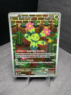 Pokemon TCG Maractus 160/159 SV09: Journey Together Illustration Rare 2025 - Image 2
