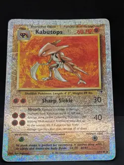 Kabutops 27/110 Legendary Collection Reverse Holo Rare Pokemon TCG fireworks MP - Image 3