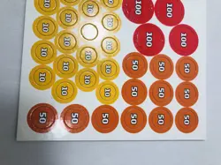 Pokemon Battle Academy TCG GX Points Counter Unpunched With Coin Replacement - Image 4