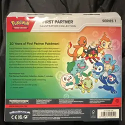 Pokemon First Partner Illustration Collection Series 1 Box Promo Booster English - Image 2