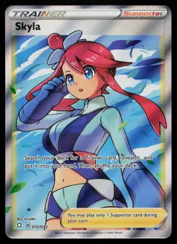 SKYLA 072/072 ULTRA RARE SHINING FATES POKEMON NM - Image 1